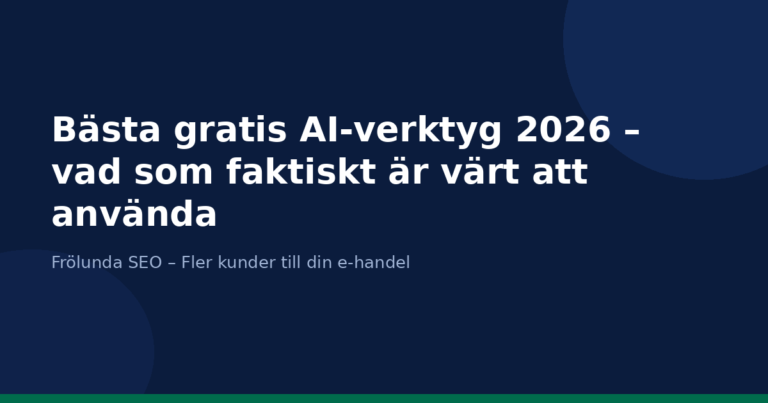 Bästa gratis AI-verktyg 2026 – vad som faktiskt är värt att använda